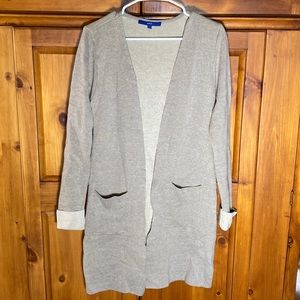 Tan Cream Colored Apt. 9 Long Cardigan